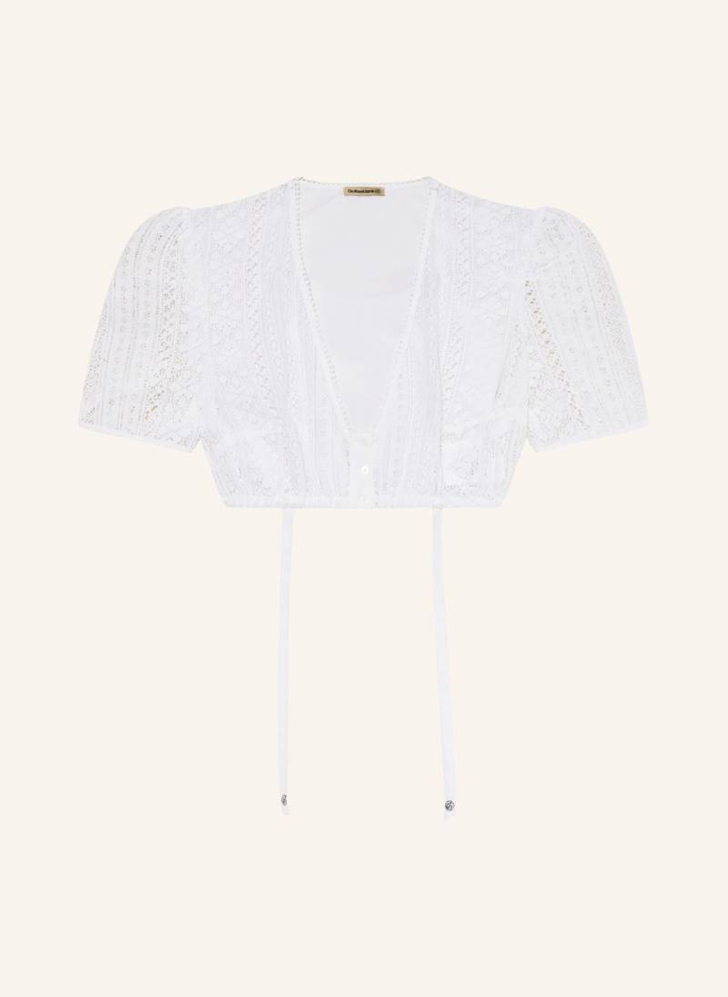 Gottseidank Dirndlbluse Sophie Im Materialmix weiss von gottseidank