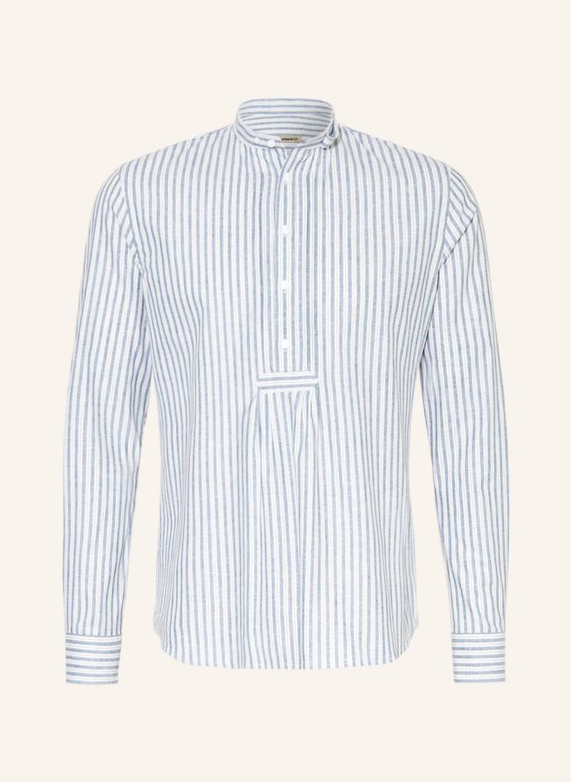 Gottseidank Trachtenhemd Regular Fit Mit Stehkragen blau von gottseidank