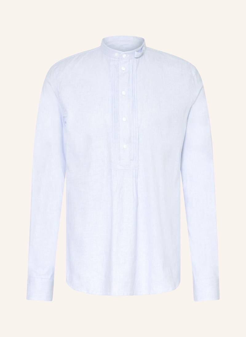 Gottseidank Trachtenhemd Regular Fit Mit Stehkragen blau von gottseidank
