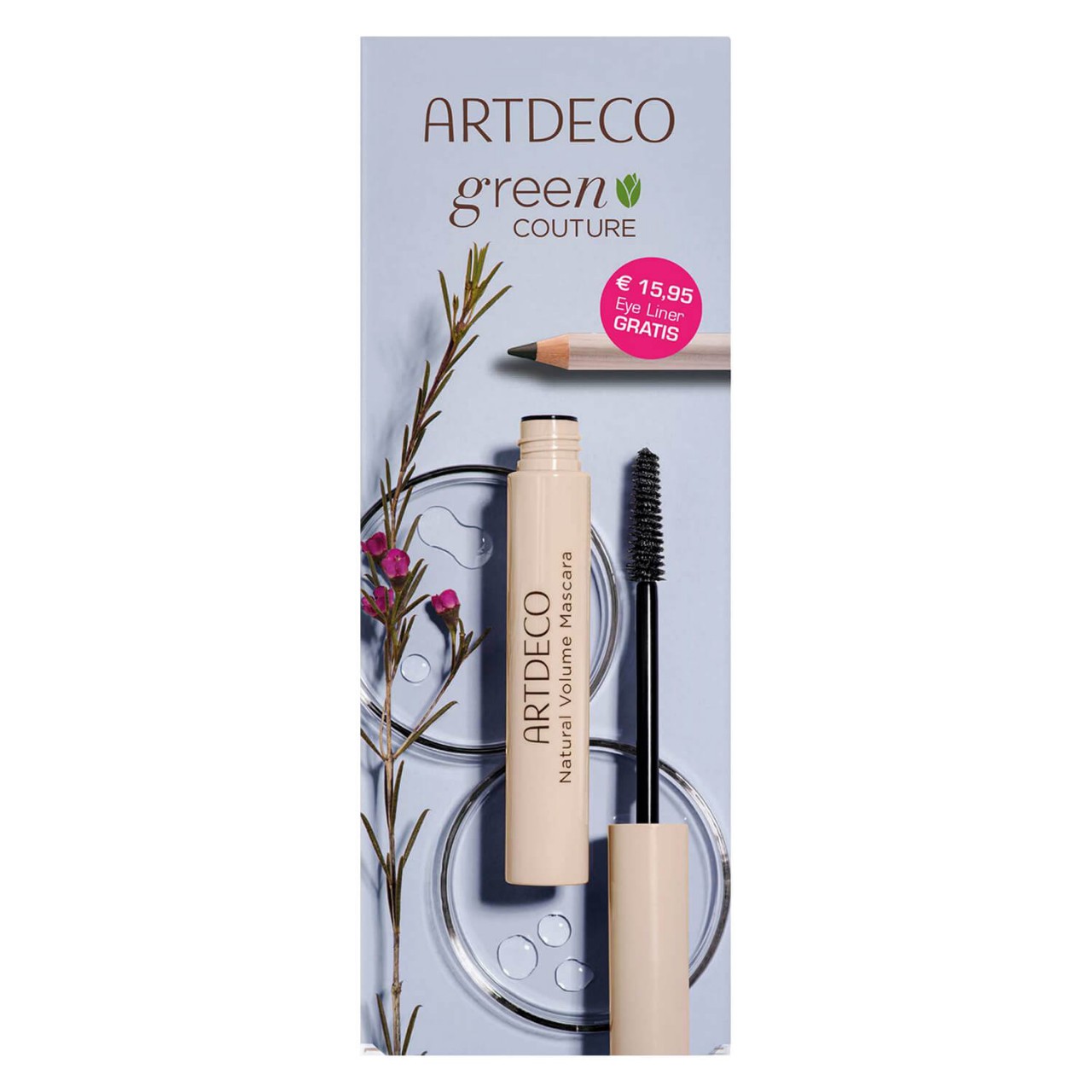 green COUTURE - Natural Volume Mascara & Smooth Eyeliner Set green COUTURE - Natural Volume Mascara & Smooth Eyeliner Set von green COUTURE by Artdeco