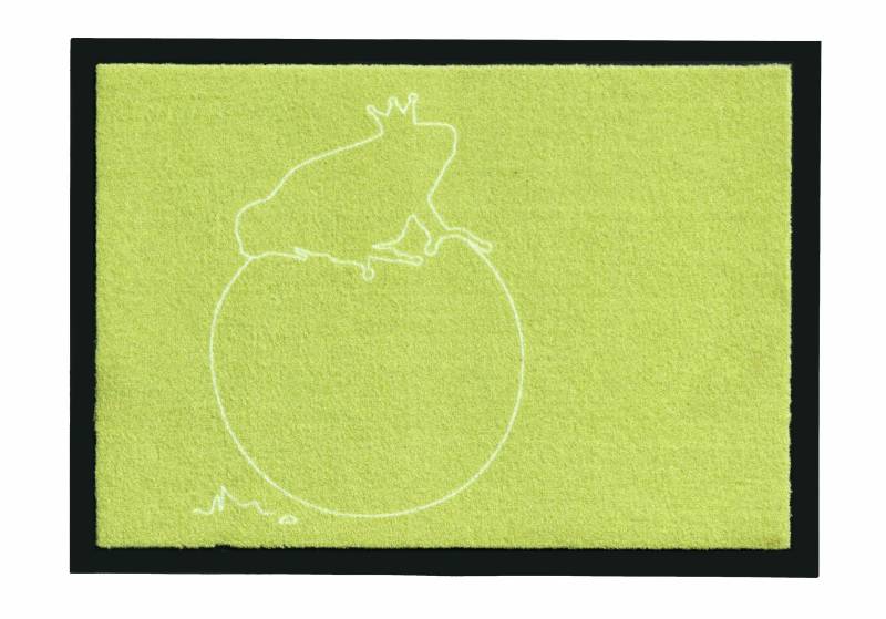 grimmliis Fussmatte »Märchen 2«, rechteckig, 2 mm Höhe, Schmutzfangmatte, Motiv Froschkönig, waschbar, Kinderzimmer von grimmliis