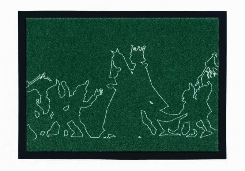 grimmliis Fussmatte »Märchen 3«, rechteckig, 2 mm Höhe, Schmutzfangmatte, Motiv Schneewittchen, waschbar, Kinderzimmer von grimmliis