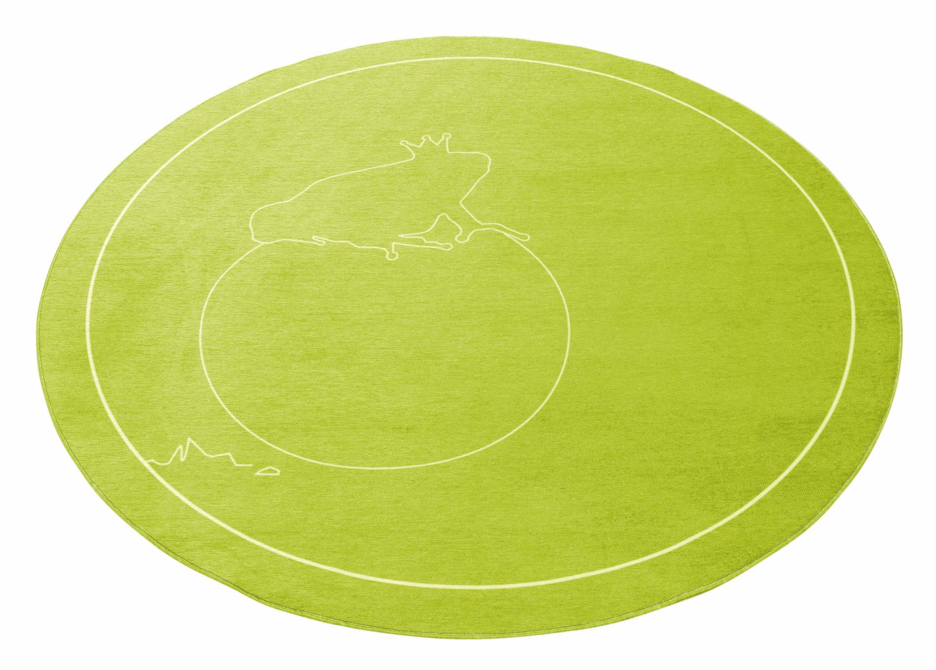 grimmliis Kinderteppich »Märchen 2«, rund, 2 mm Höhe, Motiv Froschkönig, Kinderzimmer grimmliis Kinderteppich »Märchen 2«, rund, 2 mm Höhe, Motiv Froschkönig, Kinderzimmer von grimmliis