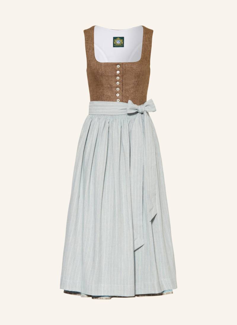 Hammerschmid Dirndl Pillersee Mit Leinen braun von hammerschmid