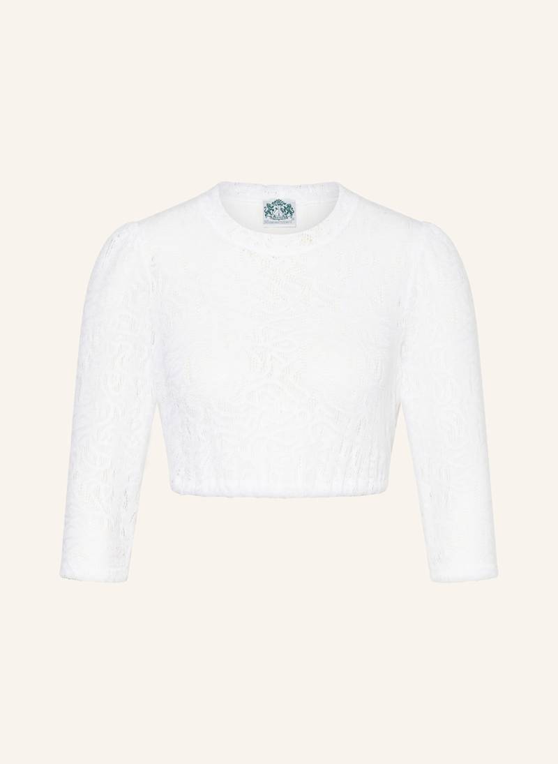 Hammerschmid Dirndlbluse Alina Aus Spitze Mit 3/4-Arm weiss von hammerschmid
