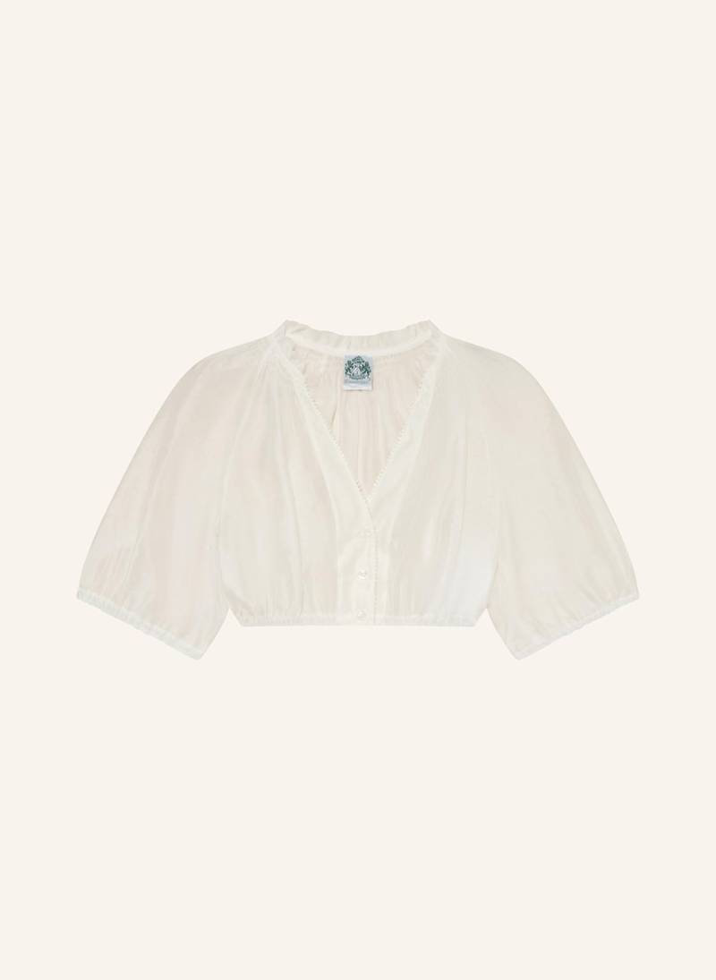 Hammerschmid Dirndlbluse Angela Mit Rüschen weiss von hammerschmid