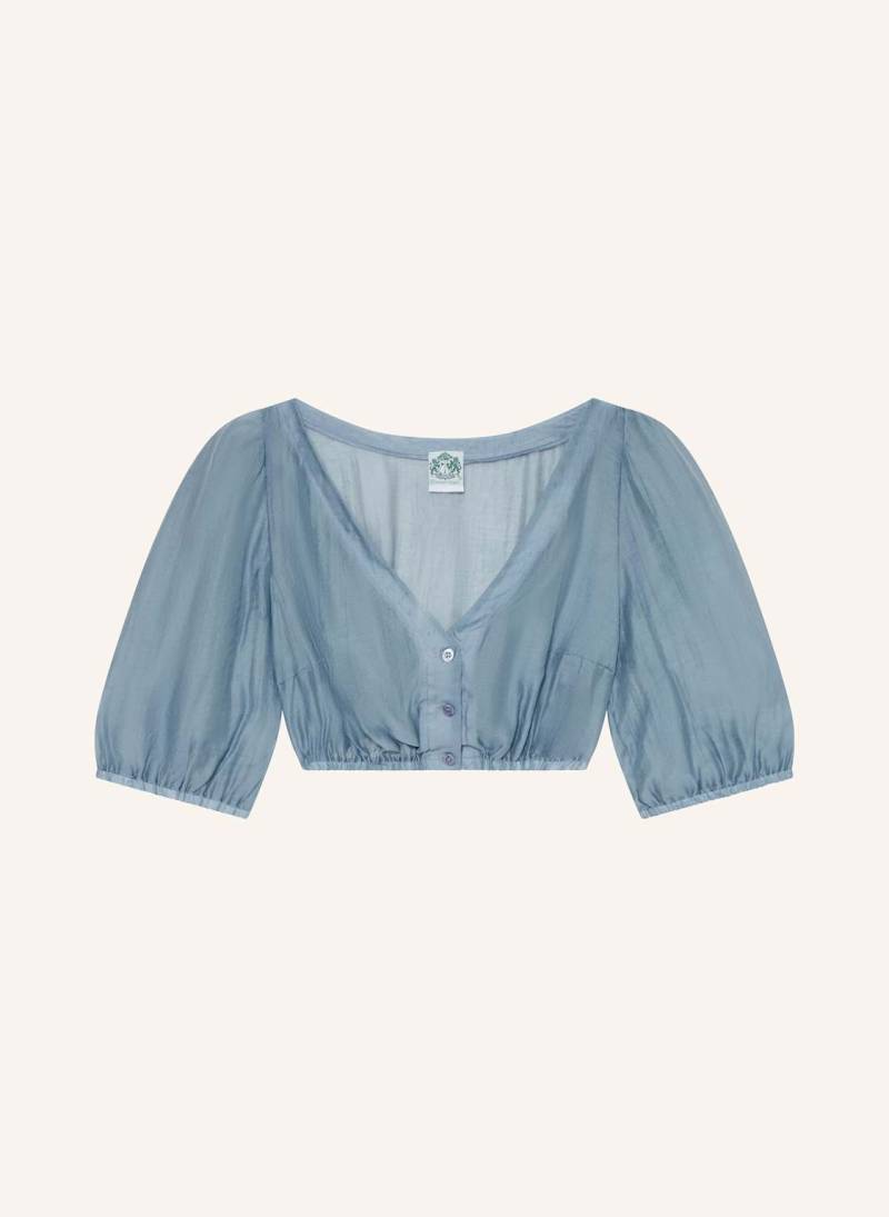 Hammerschmid Dirndlbluse Eveline blau von hammerschmid