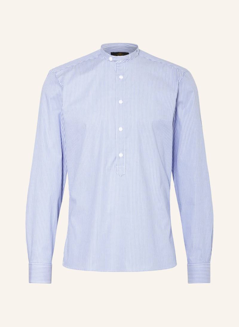Hammerschmid Trachtenhemd Slim Fit Mit Stehkragen blau von hammerschmid