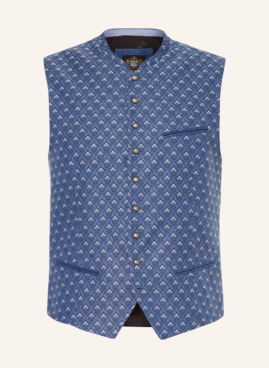 Hammerschmid Trachtenweste Julian Slim Fit blau von hammerschmid