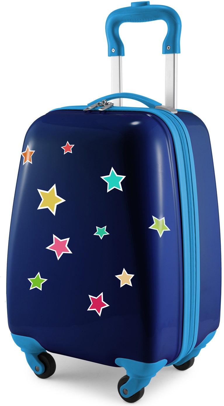Hauptstadtkoffer Kinderkoffer »For Kids, Sterne«, 4 Rollen, Kinderreisegepäck Handgepäck-Koffer Kinder-Trolley von hauptstadtkoffer