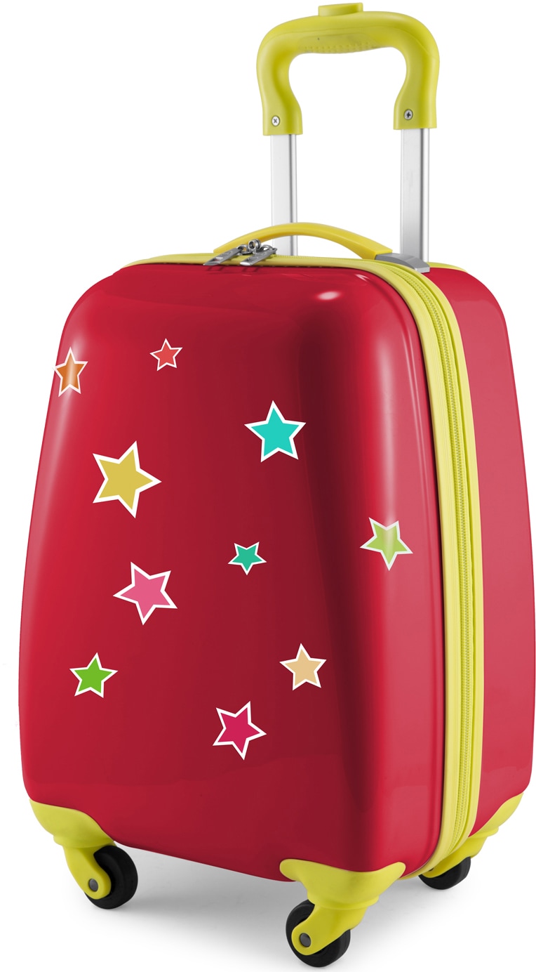 Hauptstadtkoffer Kinderkoffer »For Kids, Sterne«, 4 Rollen, Kinderreisegepäck Handgepäck-Koffer Kinder-Trolley von hauptstadtkoffer