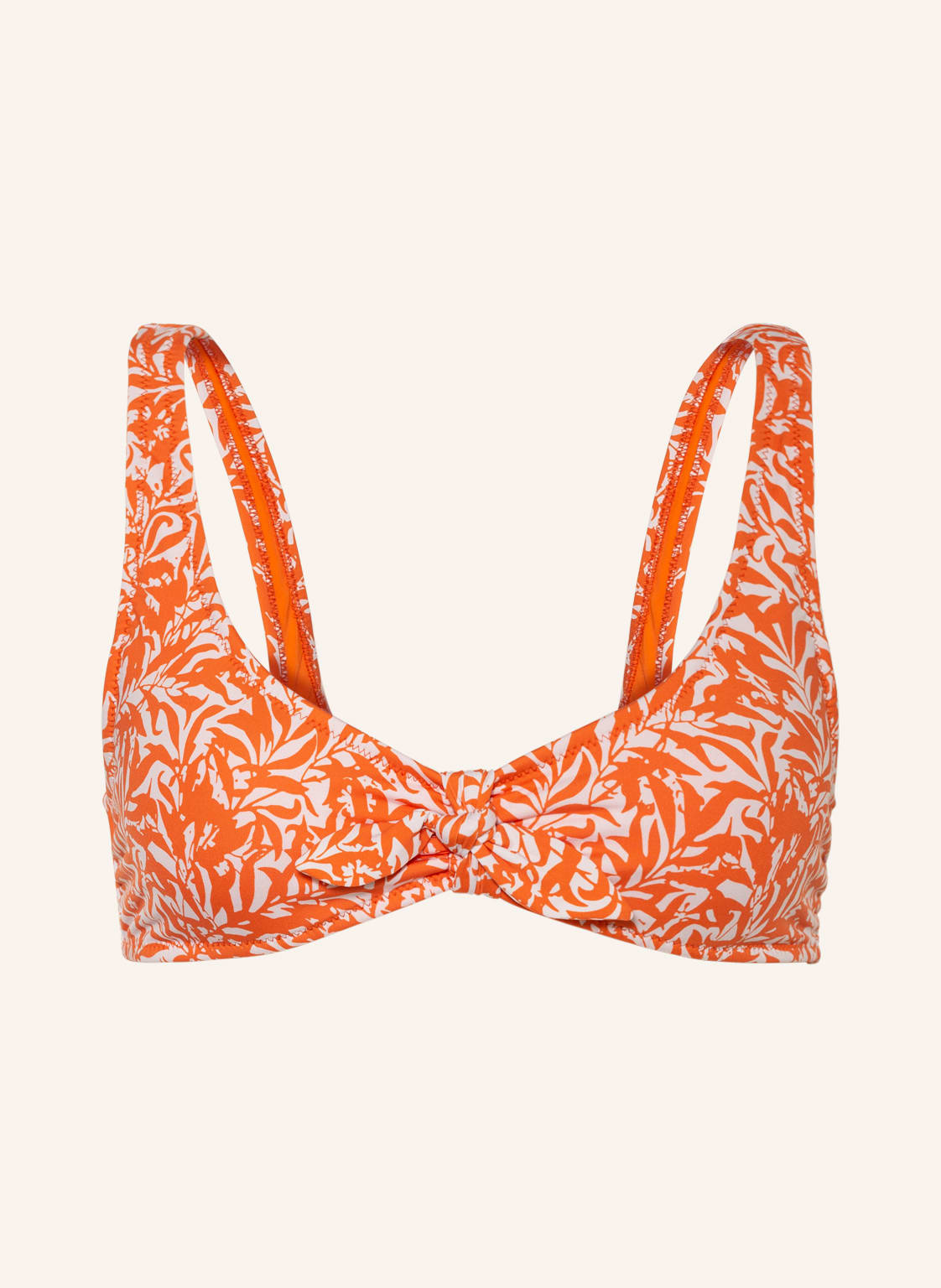 Heidi Klein Bustier-Bikini-Top Sunset Forest Cote D'azur orange von heidi klein