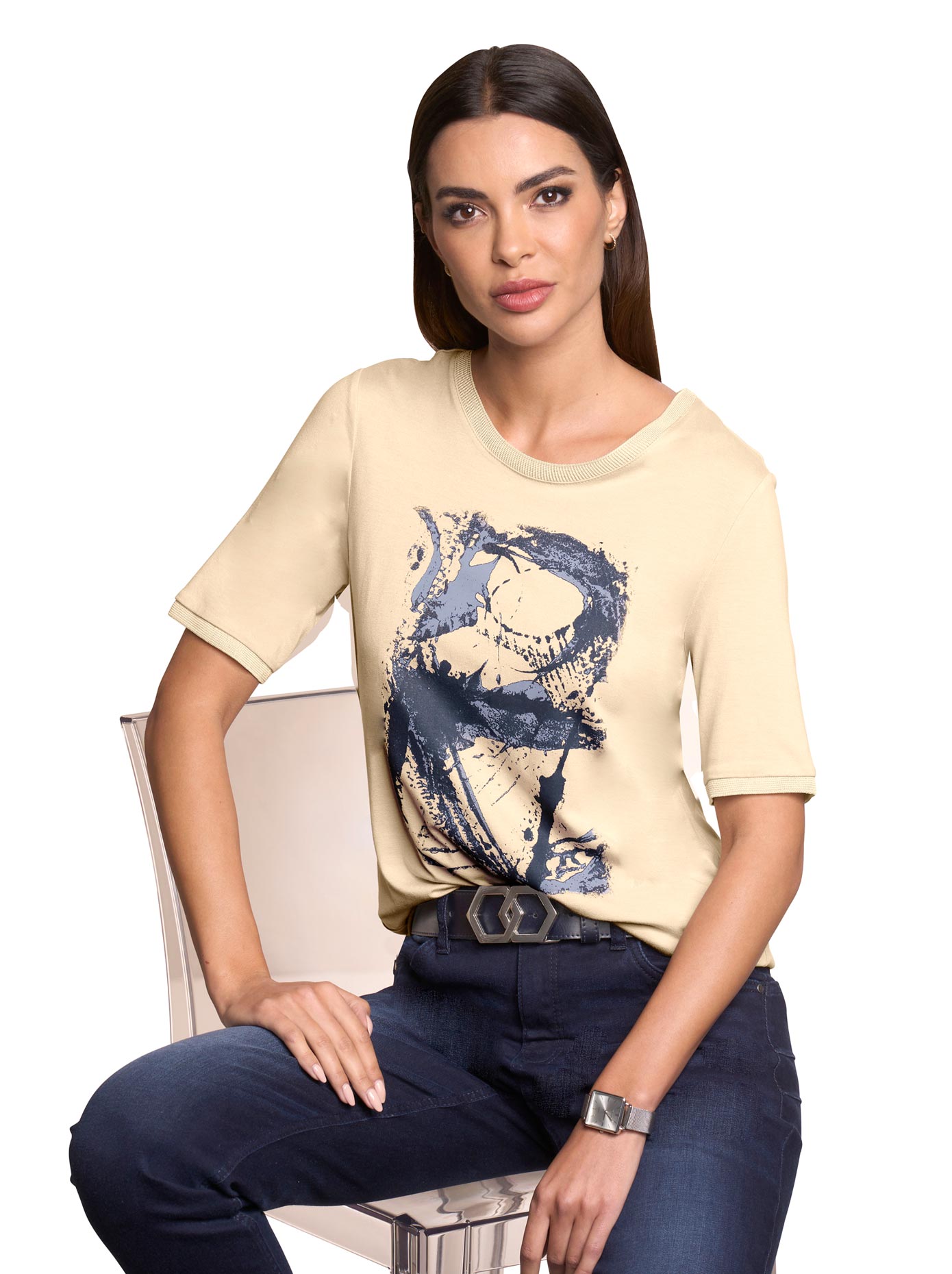 RICK CARDONA by heine Kurzarmshirt »Shirt«, (1 tlg.) von RICK CARDONA by heine