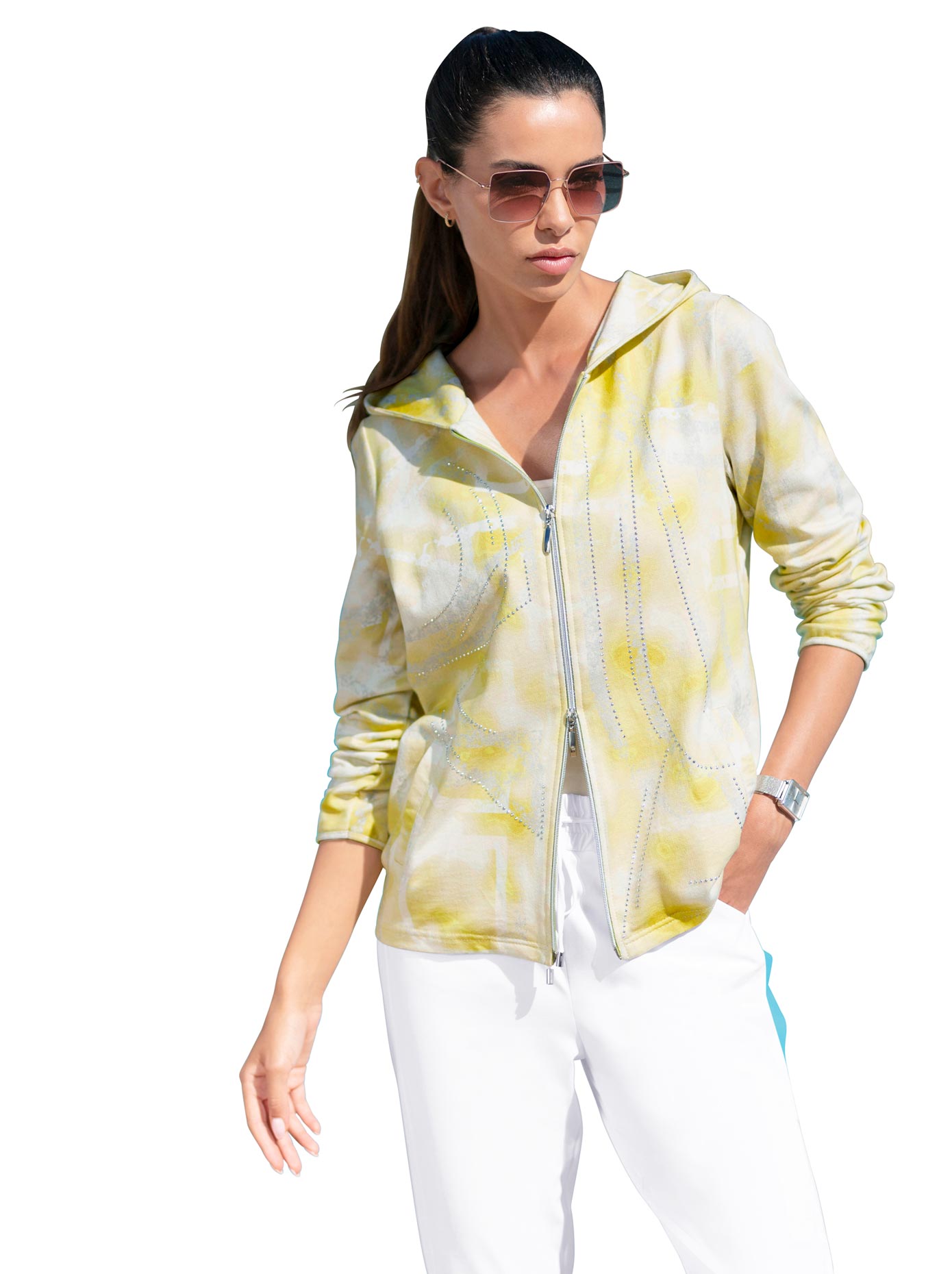 RICK CARDONA by heine Shirtjacke »Sweatjacke«, (1 tlg.) von RICK CARDONA by heine