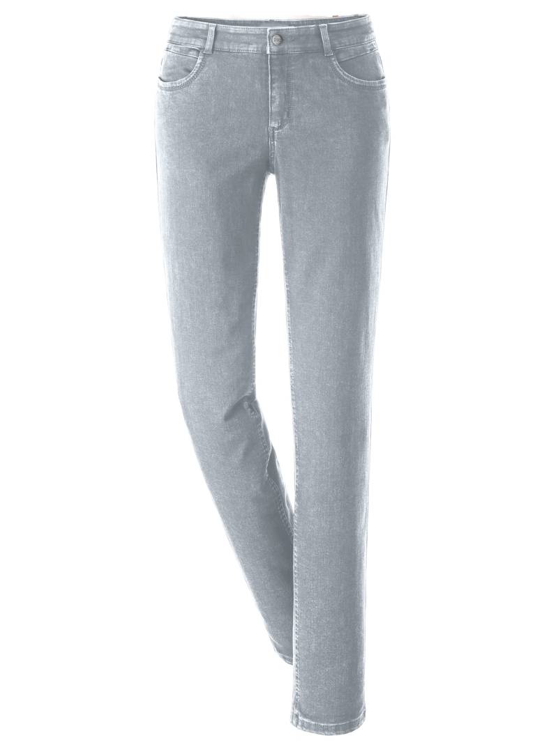 Stretch-Jeans in grau von Ascari