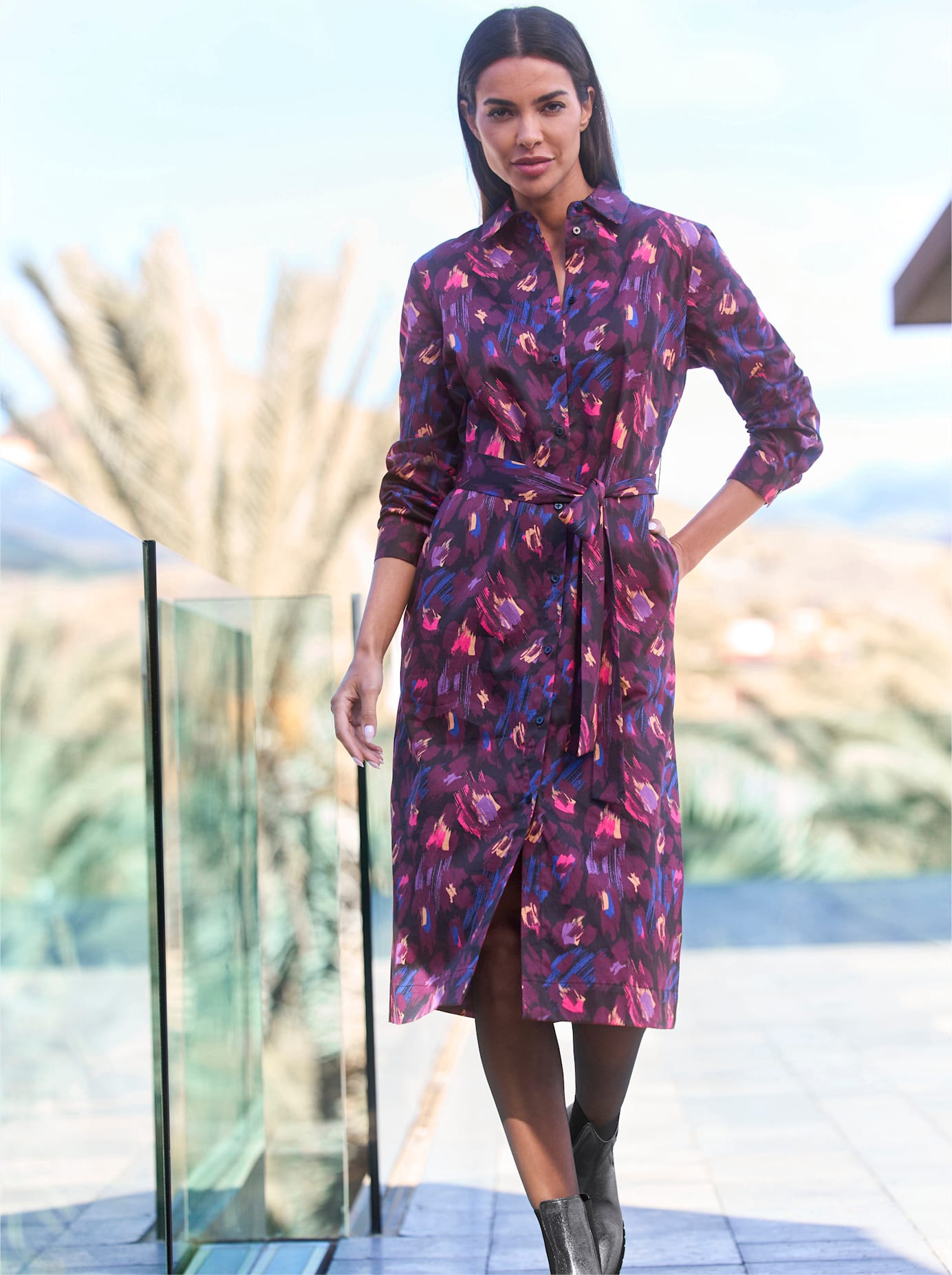 heine Hemdblusenkleid »Druck-Kleid« heine Hemdblusenkleid »Druck-Kleid« von heine
