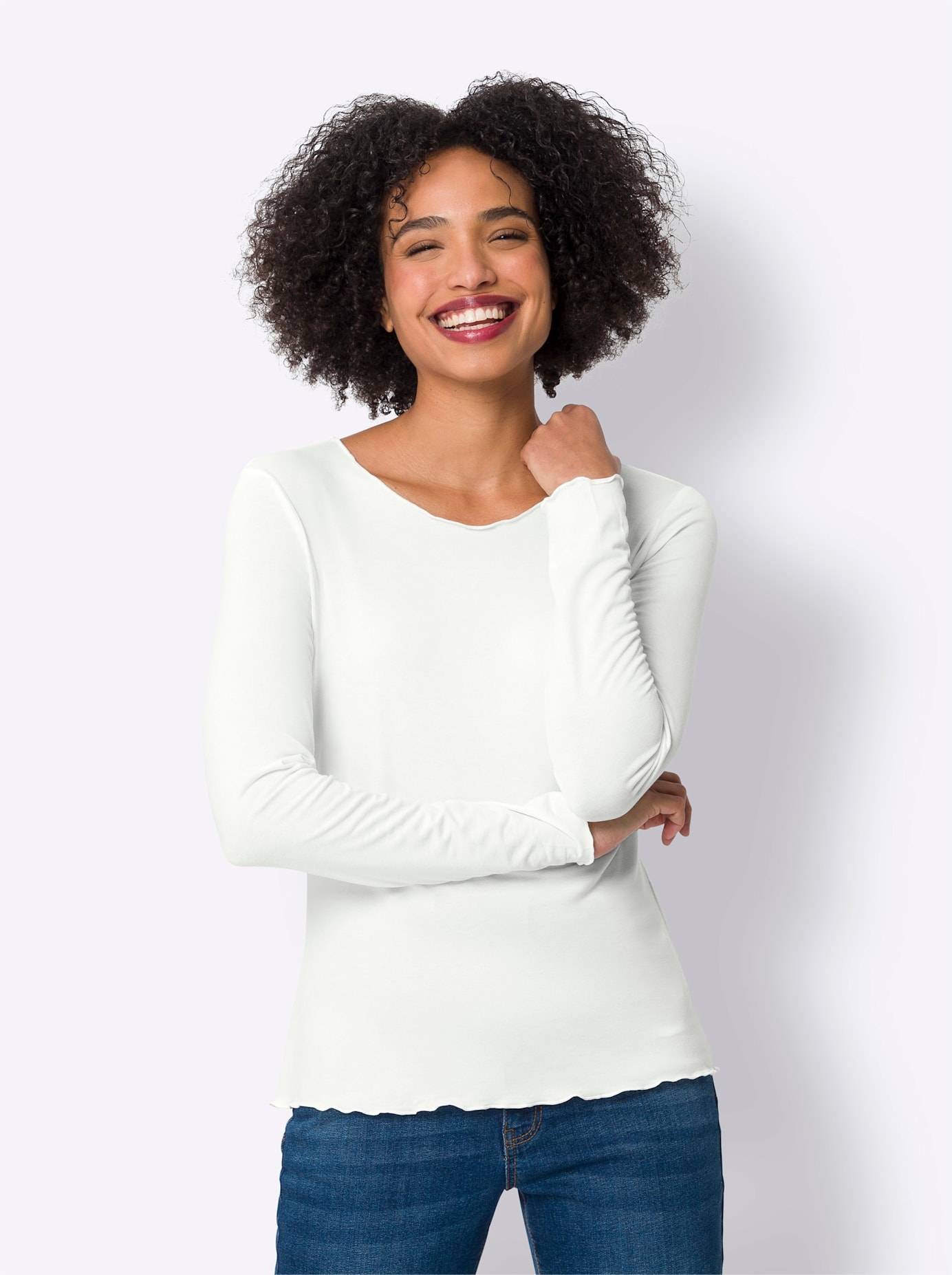 heine Langarmshirt »Doppelpack Shirts«, (2 tlg.) heine Langarmshirt »Doppelpack Shirts«, (2 tlg.) von heine