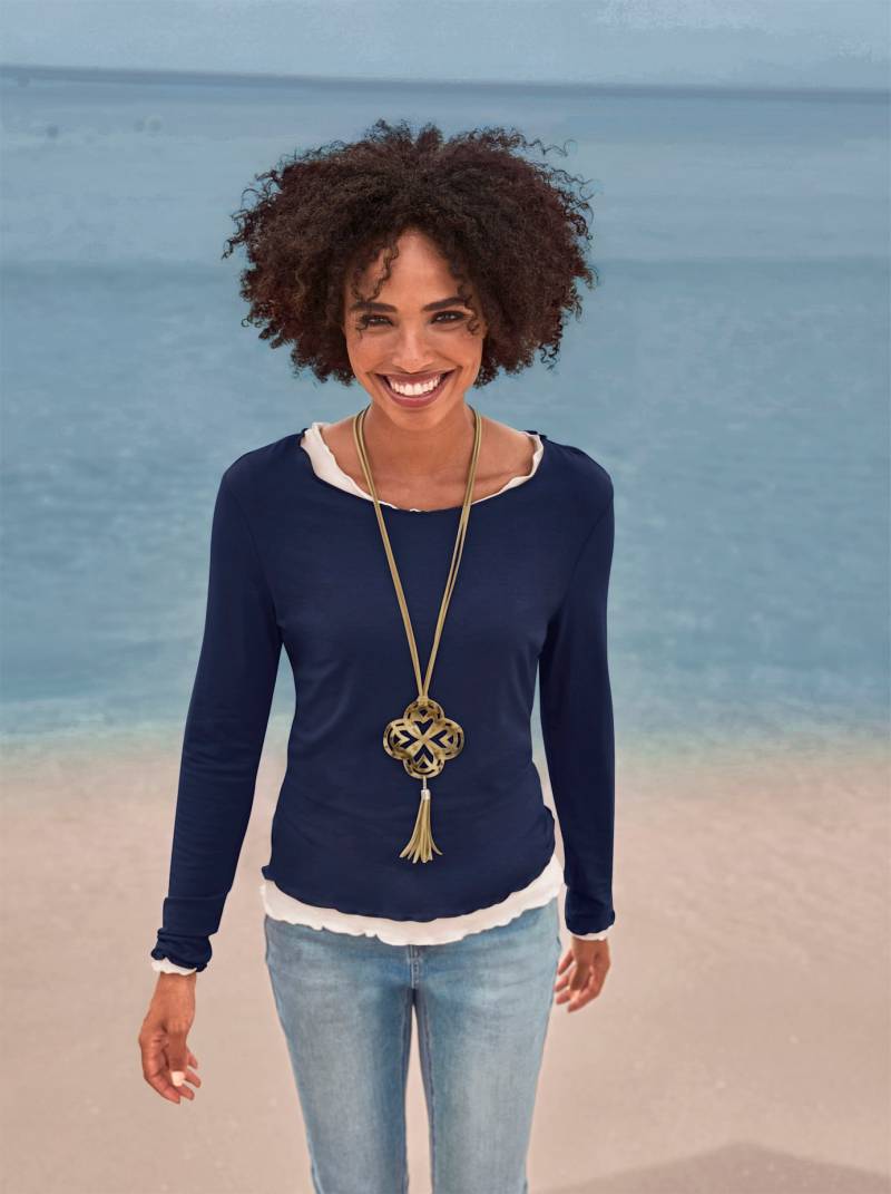 heine Langarmshirt »Doppelpack Shirts«, (2 tlg.) von heine
