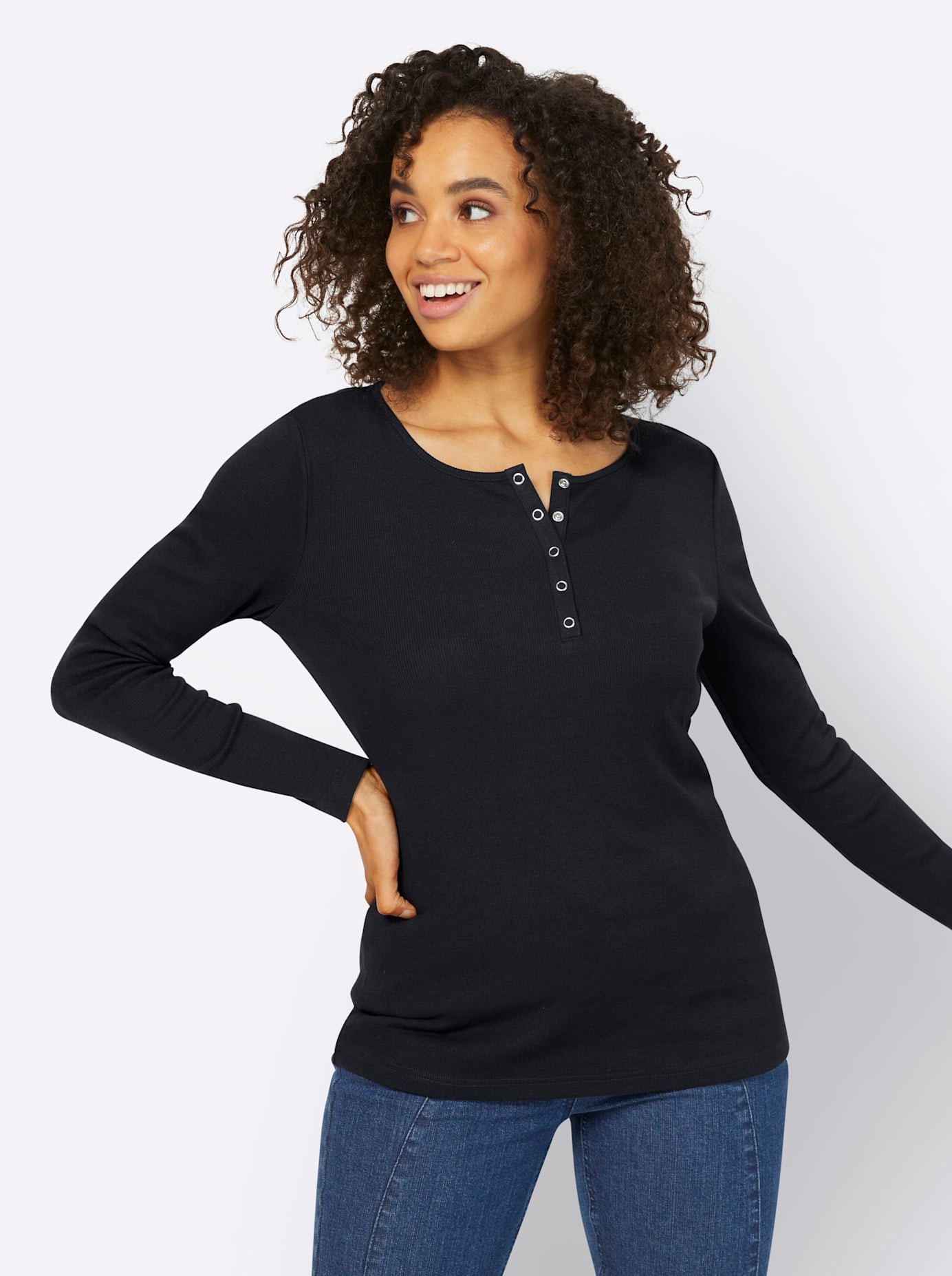 heine Langarmshirt »Shirt«, (1 tlg.) heine Langarmshirt »Shirt«, (1 tlg.) von heine