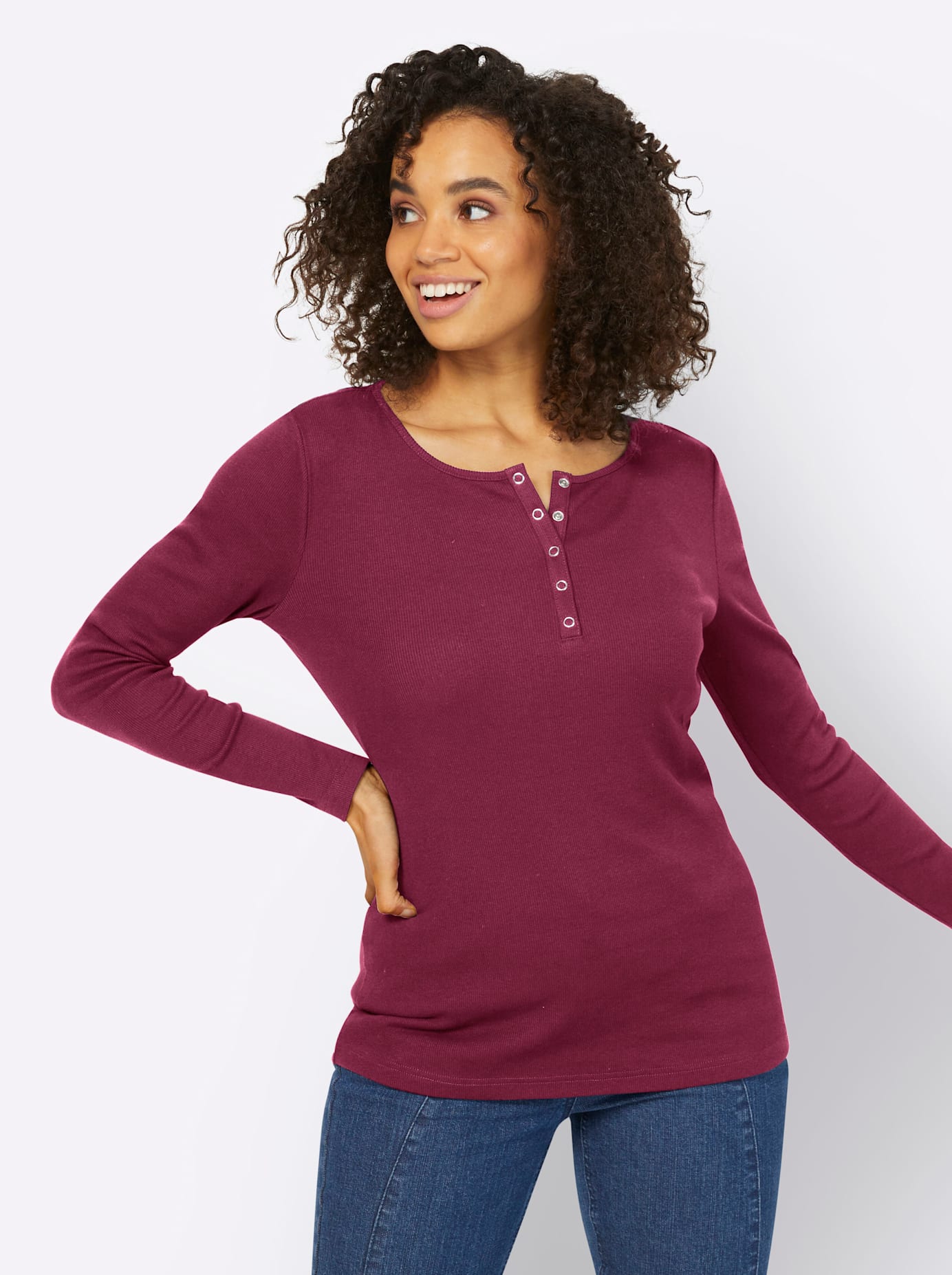 heine Langarmshirt »Shirt«, (1 tlg.) heine Langarmshirt »Shirt«, (1 tlg.) von heine
