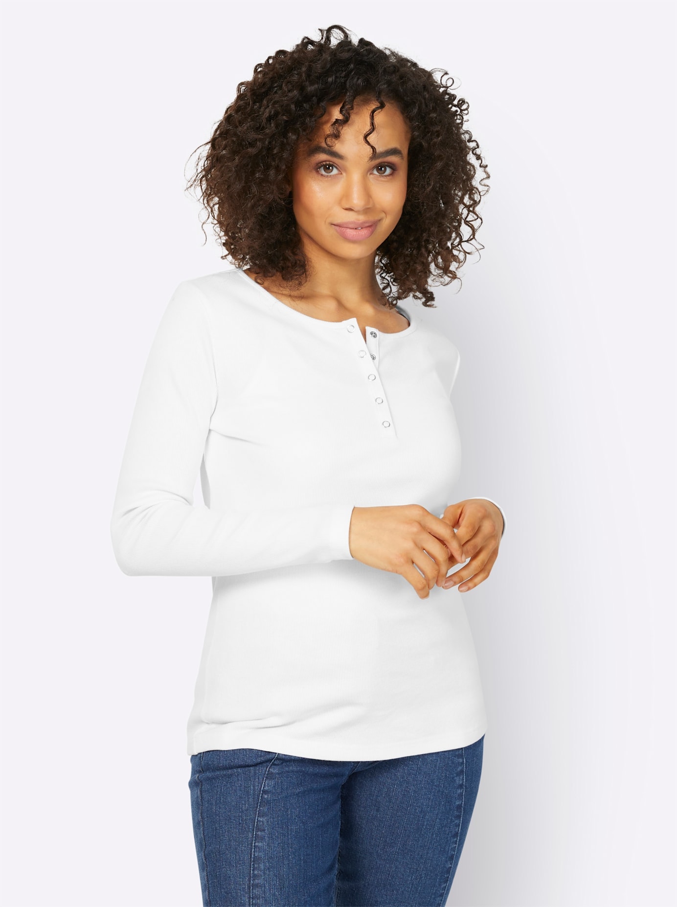 heine Langarmshirt »Shirt«, (1 tlg.) heine Langarmshirt »Shirt«, (1 tlg.) von heine