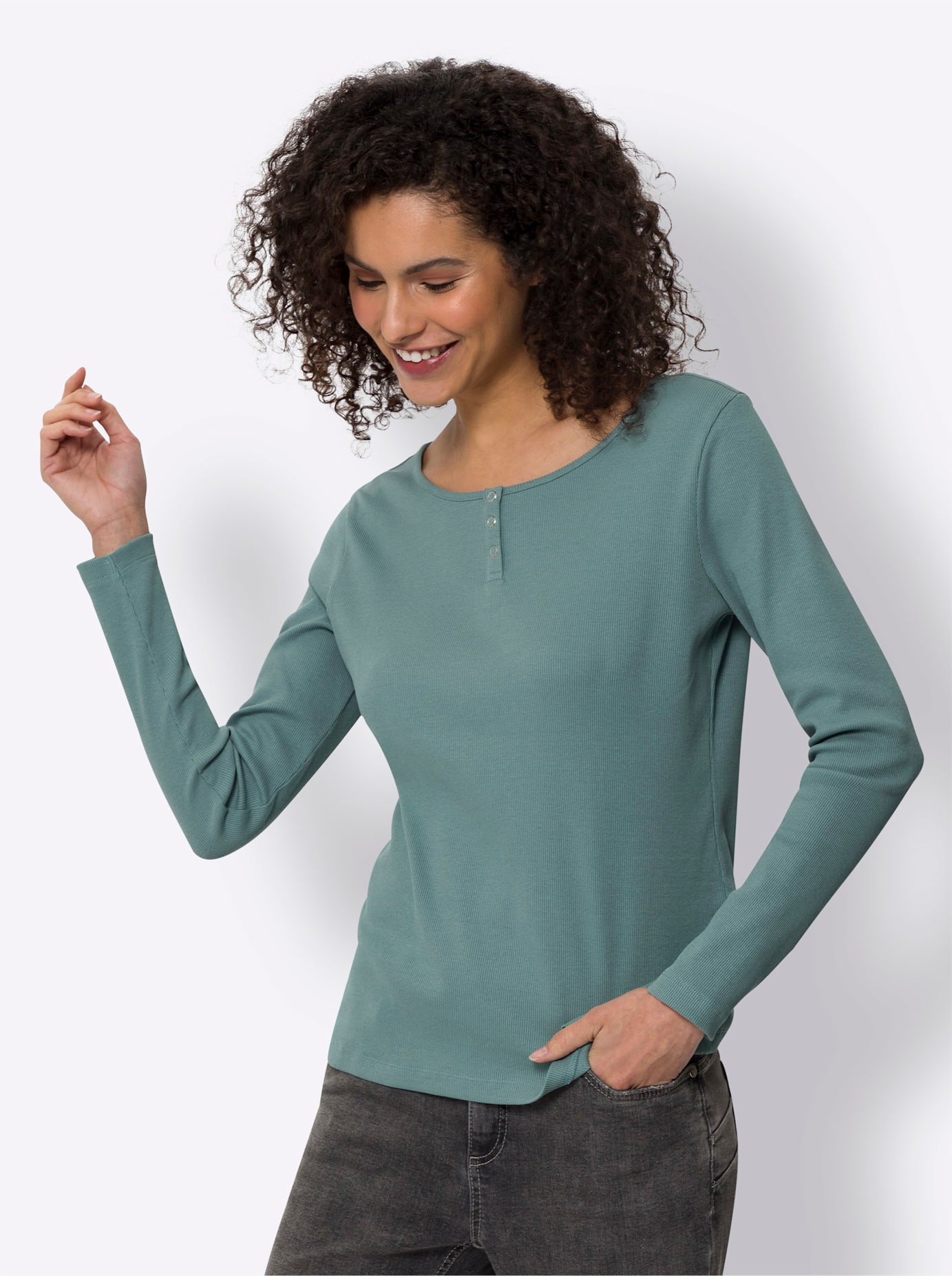 heine Langarmshirt »Shirt«, (1 tlg.) heine Langarmshirt »Shirt«, (1 tlg.) von heine