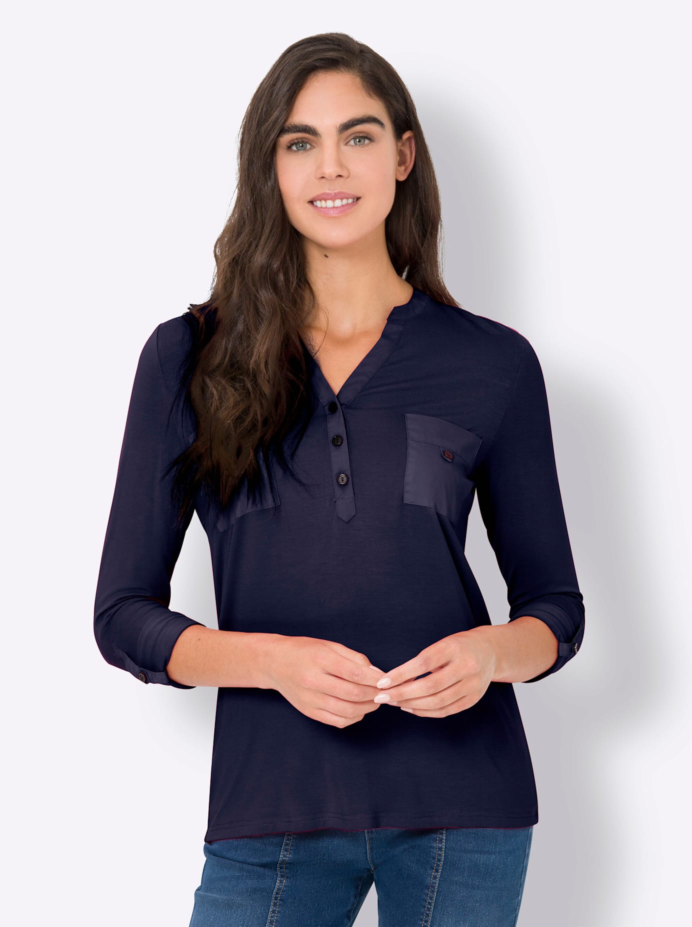 heine Langarmshirt »Shirtbluse«, (1 tlg.) heine Langarmshirt »Shirtbluse«, (1 tlg.) von heine
