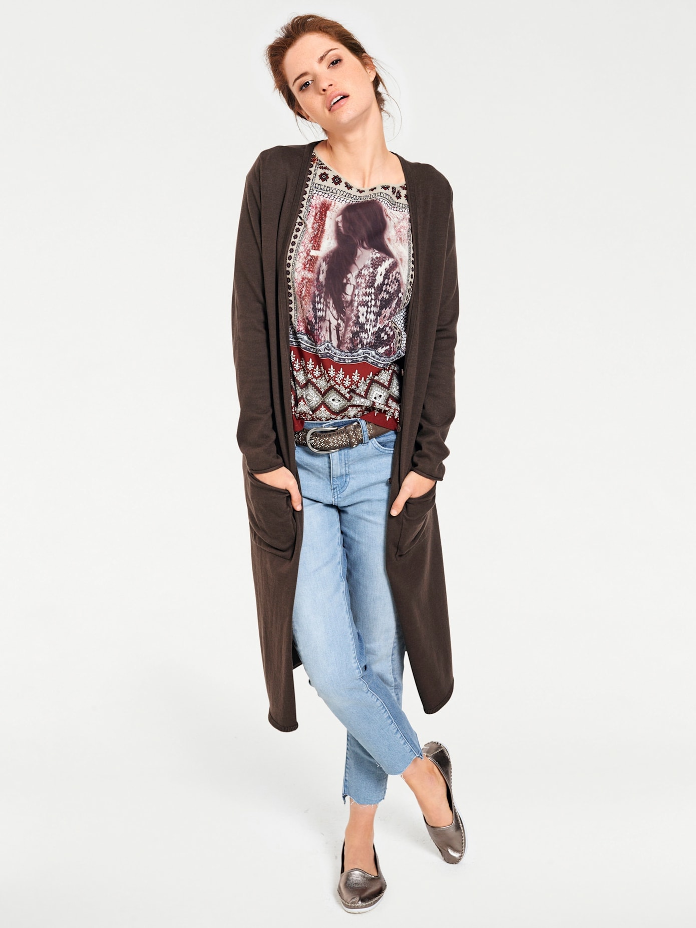 heine Longstrickjacke heine Longstrickjacke von heine