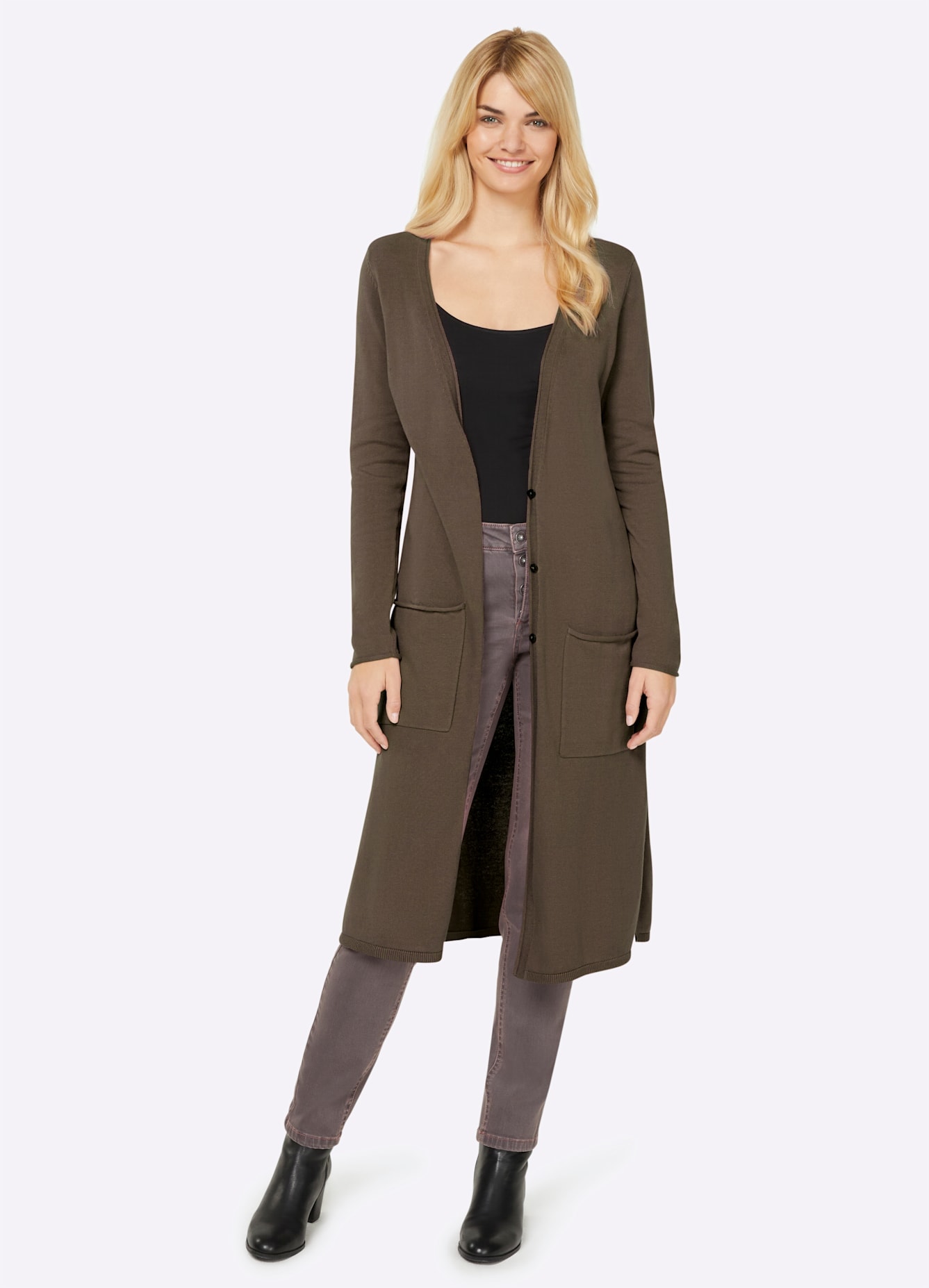 heine Longstrickjacke heine Longstrickjacke von heine