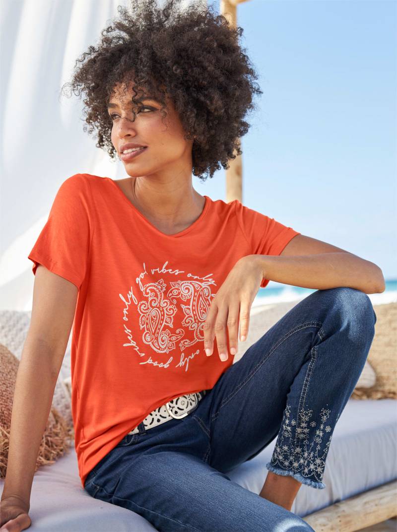 heine Rundhalsshirt »Shirt«, (1 tlg.) von heine