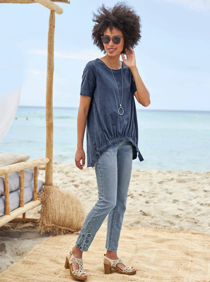 heine Rundhalsshirt »Longshirt«, (1 tlg.) von heine