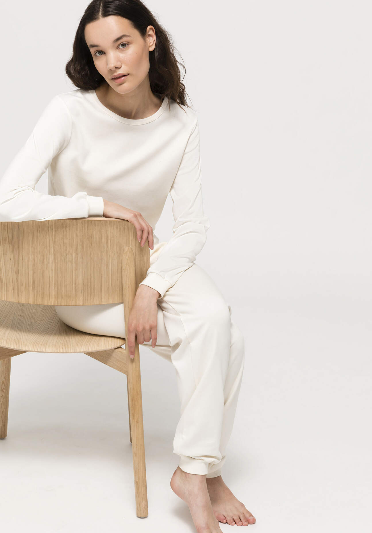 hessnatur Damen Pyjama Regular "Pure Nature" aus Bio-Baumwolle - naturfarben Grösse40 hessnatur Damen Pyjama Regular "Pure Nature" aus Bio-Baumwolle - naturfarben Grösse40 von hessnatur