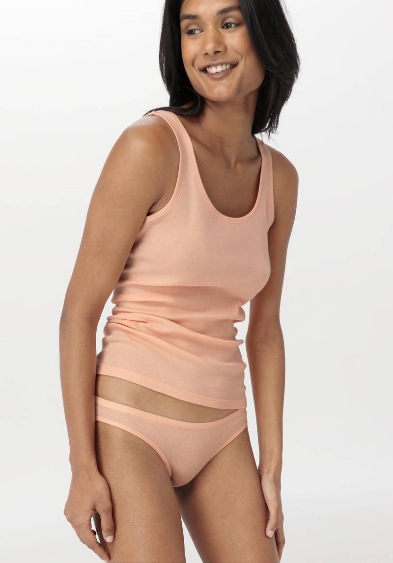 hessnatur Damen Slip Low Cut im PURE NATURE aus Bio-Baumwolle - orange Grösse40 von hessnatur