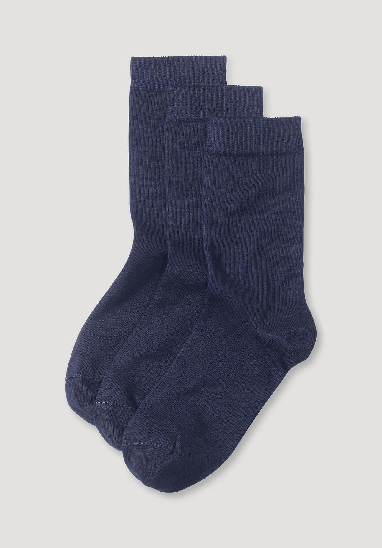 hessnatur Damen-Socken aus Bio-Baumwolle - blau Grösse38-40 von hessnatur