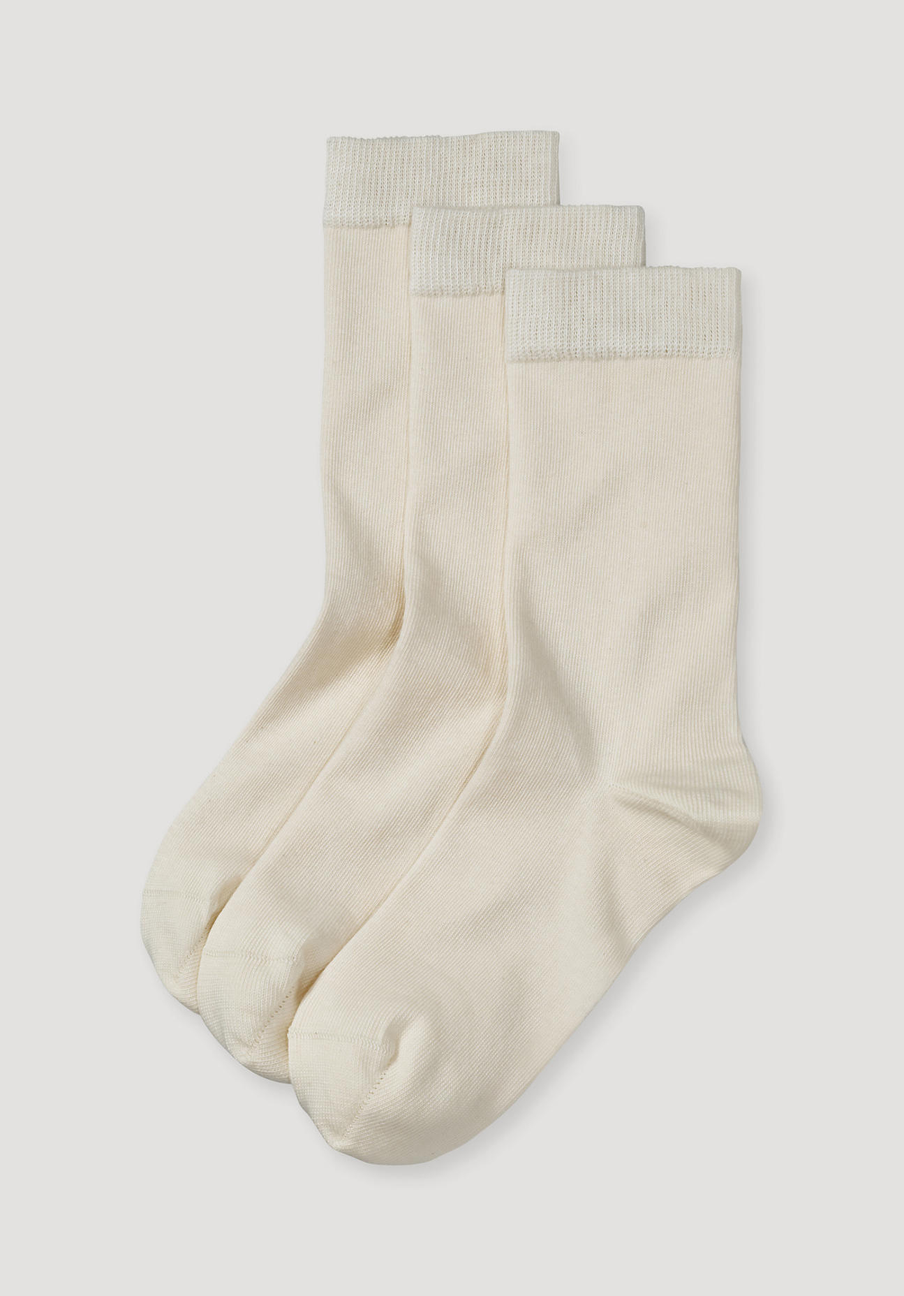 hessnatur Damen-Socken aus Bio-Baumwolle - weiß Grösse41-43 von hessnatur