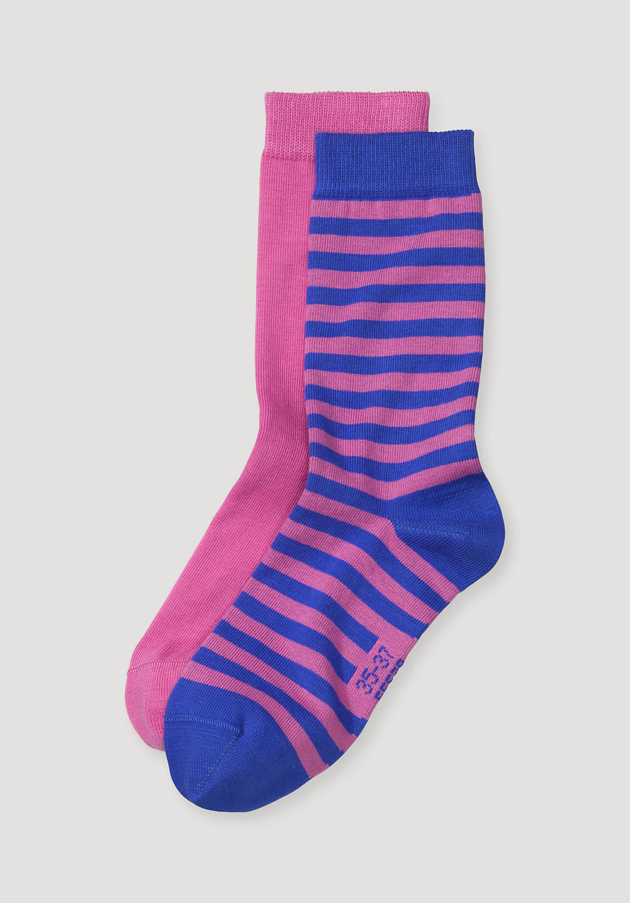 hessnatur Damen-Socken im aus Bio-Baumwolle - rosa Grösse35-37 von hessnatur