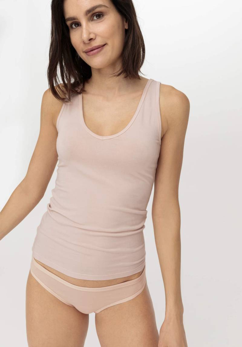 hessnatur Damen Tanktop Regular PURE BALANCEaus Bio-Baumwolle und Tencel™ Modal - rosa Grösse36 von hessnatur