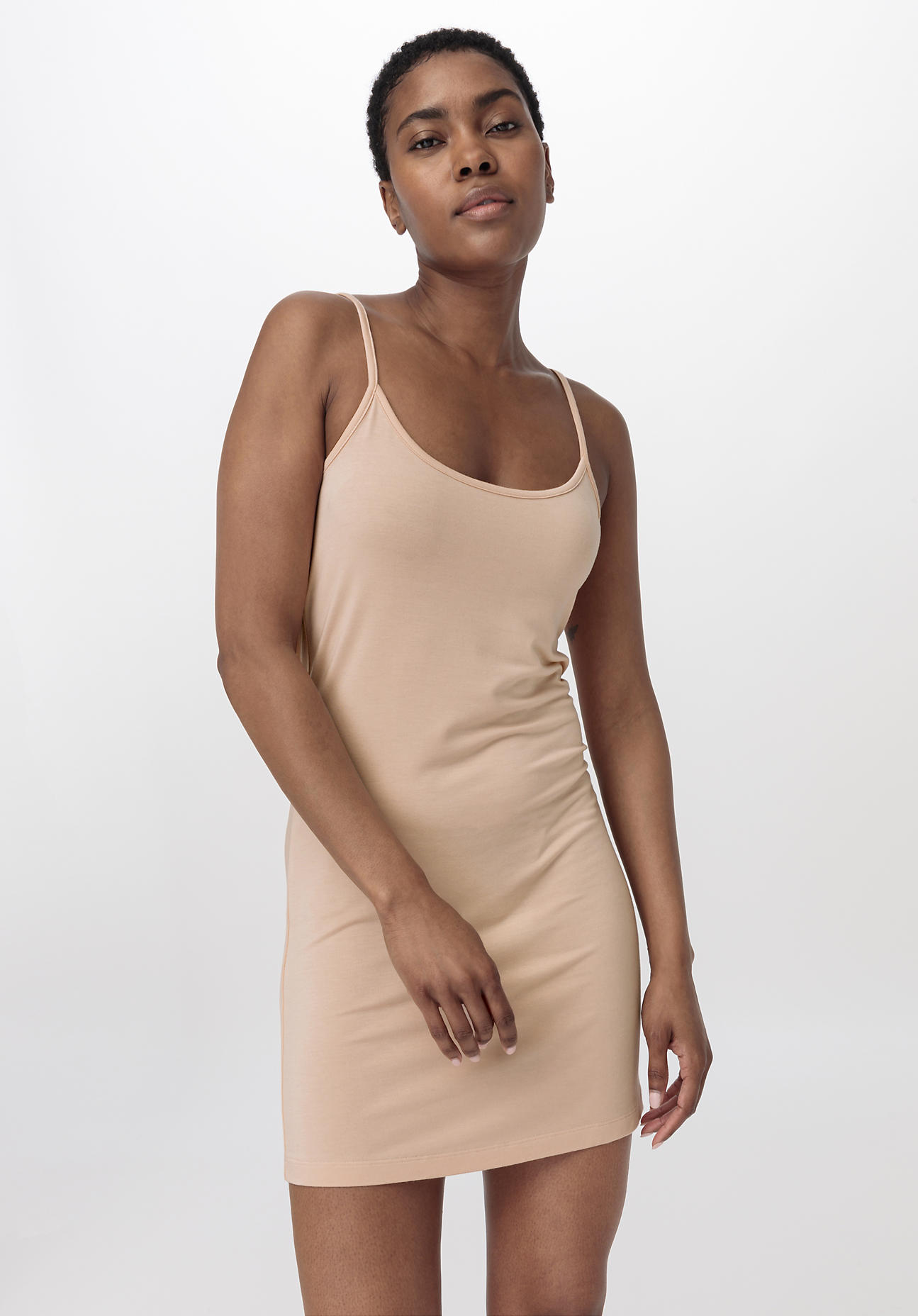 hessnatur Damen Unterkleid Regular PURE FLOW aus TENCEL™ Modal - rosa Grösse34 von hessnatur