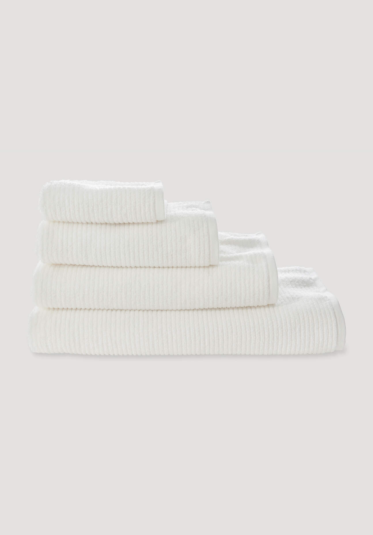 hessnatur Frottee-Handtuch feiner Streifen aus Bio-Baumwolle - weiß Grösse50x100 cm hessnatur Frottee-Handtuch feiner Streifen aus Bio-Baumwolle - weiß Grösse50x100 cm von hessnatur