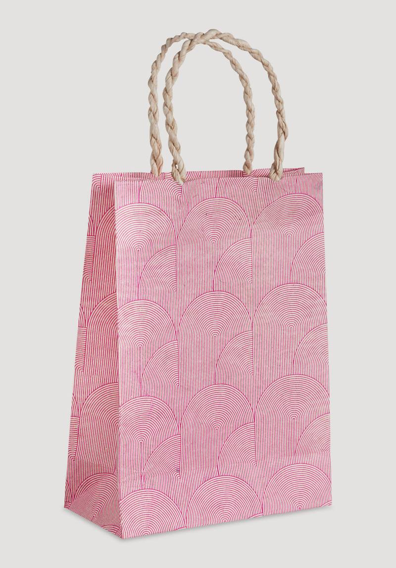 hessnatur Geschenktüte Samu - rosa Grösse30x22 cm von hessnatur