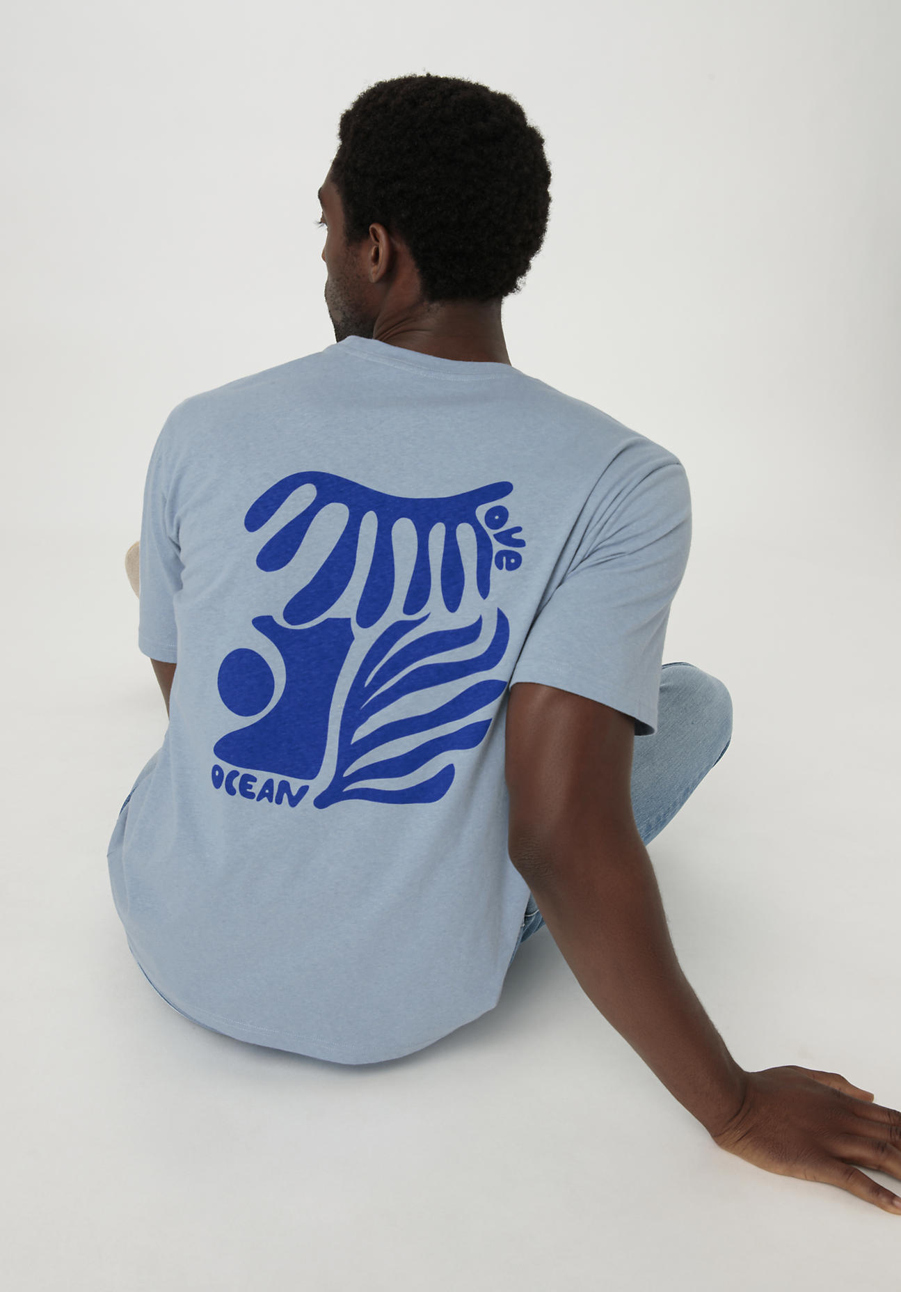 hessnatur Herren Shirt Relaxed aus Bio-Baumwolle mit Hanf - blau Grösse54 von hessnatur