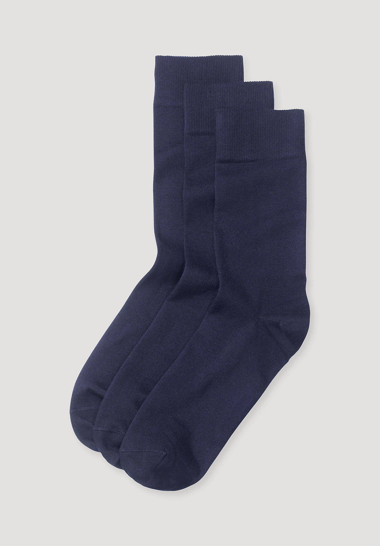 hessnatur Herren-Socken aus Bio-Baumwolle - blau Grösse43-45 von hessnatur
