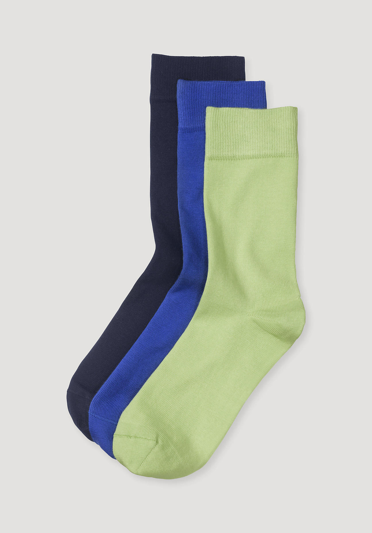 hessnatur Herren-Socken aus Bio-Baumwolle - blau Grösse46-48 von hessnatur