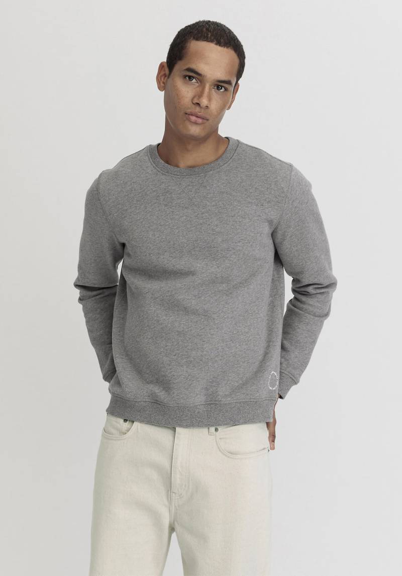 hessnatur Herren Sweater Relaxed aus Bio-Baumwolle - grau Grösse52 von hessnatur