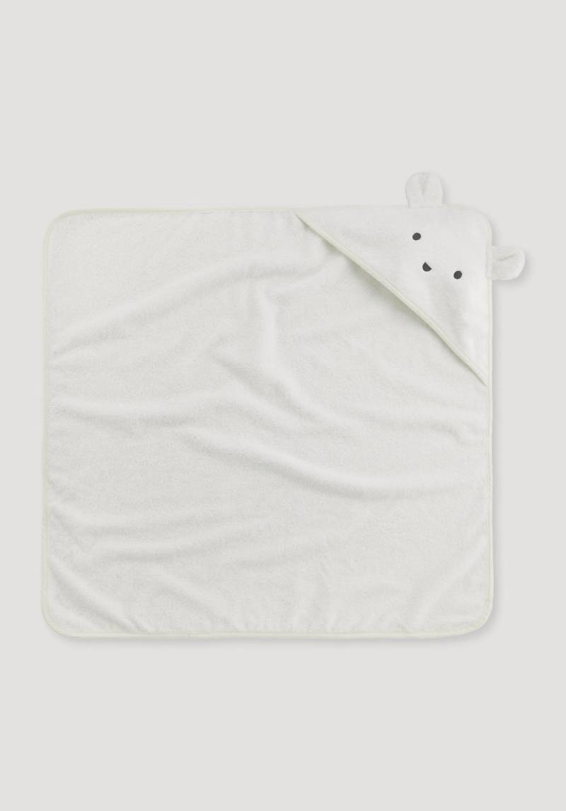 hessnatur Baby Frottier-Handtuch aus Bio-Baumwolle - weiß Grösse70 x 70 cm von hessnatur