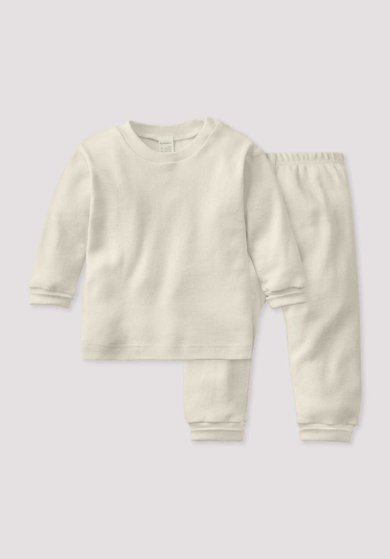 hessnatur Baby Pyjama Regular aus Bio-Baumwolle - naturfarben Grösse98/104 hessnatur Baby Pyjama Regular aus Bio-Baumwolle - naturfarben Grösse98/104 von hessnatur
