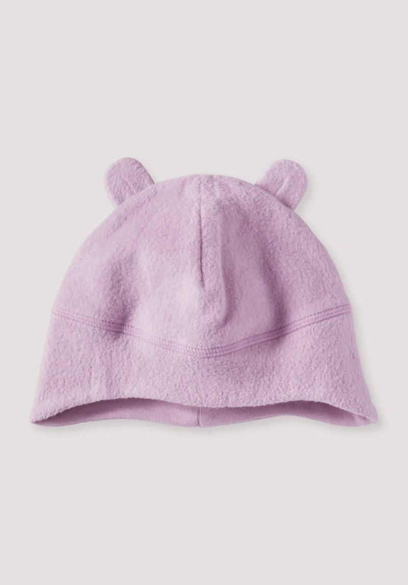 hessnatur Baby Softfleece Mütze Regular aus Bio-Baumwolle - rosa Grösse49/51 von hessnatur