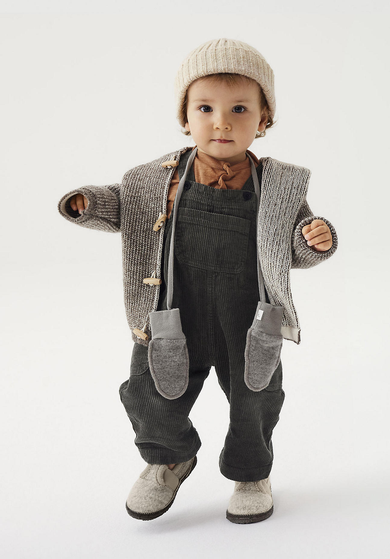 hessnatur Baby Wollfleece Fäustlinge aus Bio-Merinowolle - grau Grösse62/68 hessnatur Baby Wollfleece Fäustlinge aus Bio-Merinowolle - grau Grösse62/68 von hessnatur