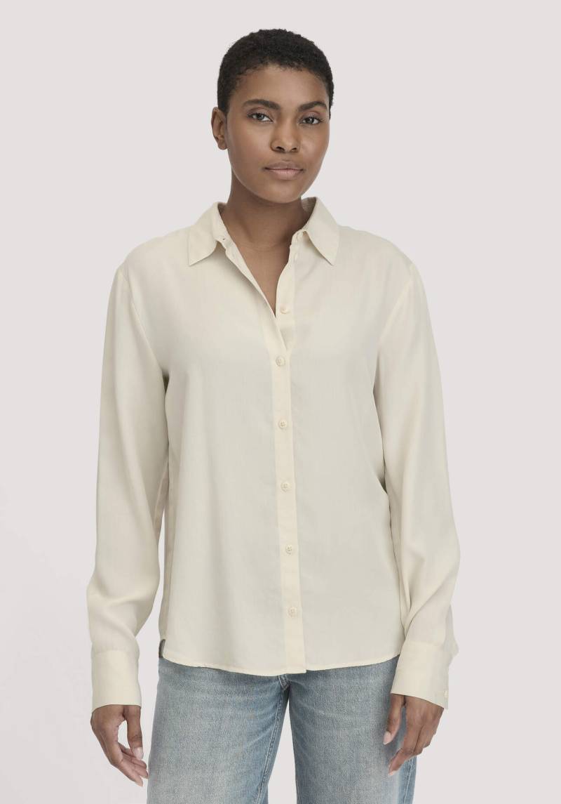 hessnatur Damen Bluse Relaxed aus TENCEL™ Lyocell - beige Grösse36 von hessnatur