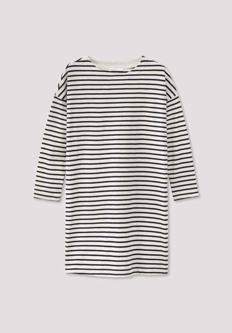 hessnatur Damen Heavy Slub Kleid Mini Oversize aus Bio-Baumwolle - schwarz Grösse40 von hessnatur